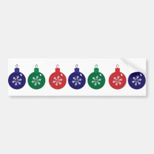 Autocollant De Voiture Baubles de Noël