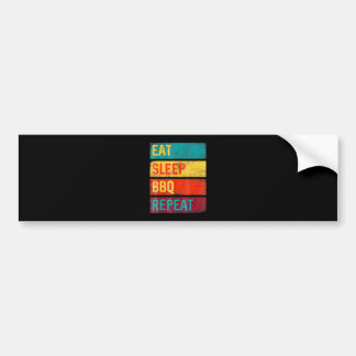 Autocollant De Voiture BBQ | Barbecue Grillades Cadeau Dormir BBQ