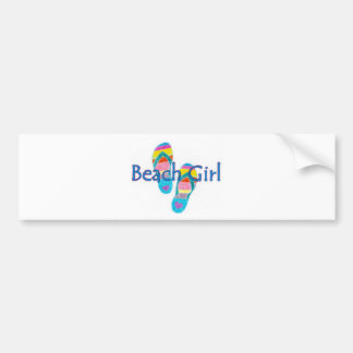 Autocollant De Voiture beachgirl