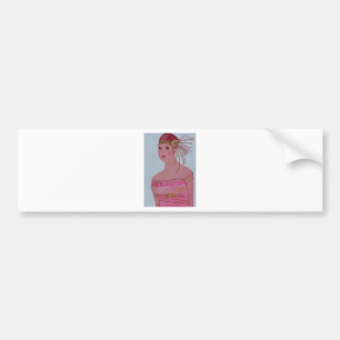 Autocollant De Voiture Beautiful Lady 3