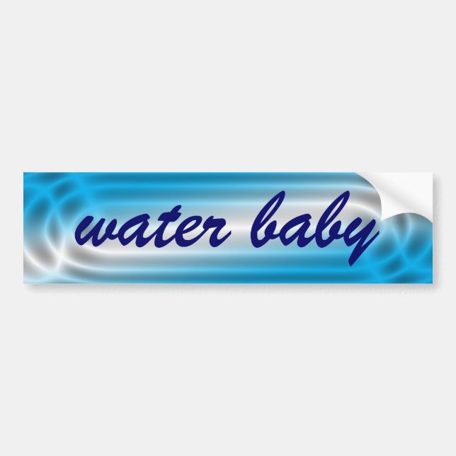 Autocollant De Voiture Bébé de l'eau (Devant)