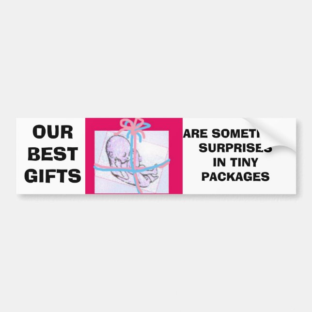 Autocollant De Voiture bébé giftwrappe (Devant)