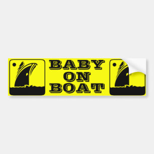 Autocollant De Voiture BÉBÉ SUR l'adhésif pour pare-chocs de BATEAU