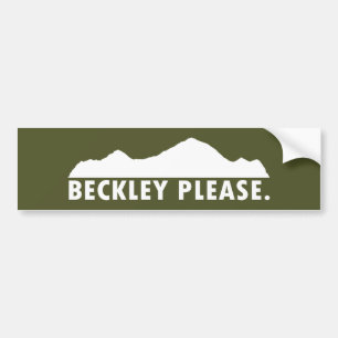Autocollant De Voiture Beckley West Virginia S'il vous plaît