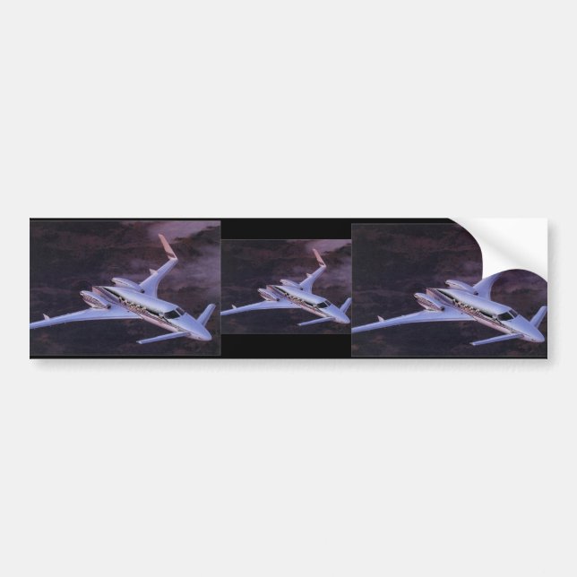 Autocollant De Voiture Beechcraft Starcraft (Devant)