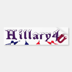 Autocollant De Voiture Belle Extraordinaire USA Hillary 4 Vous Casquette 