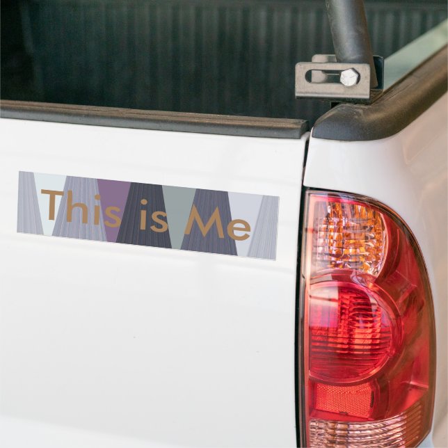 Autocollant De Voiture Belle impression Extraordinaire Chevron Design Art (Sur camion)