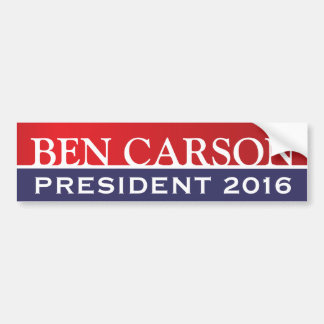 Autocollant De Voiture Ben Carson pour le président