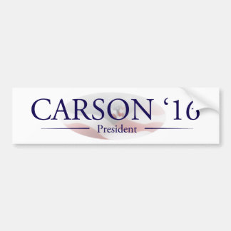 Autocollant De Voiture Ben Carson pour le Président Gifts