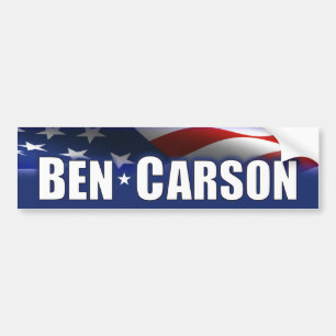 Autocollant De Voiture Ben Carson - président 2016