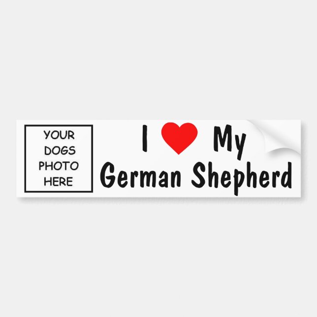 Autocollant De Voiture Berger allemand (Devant)