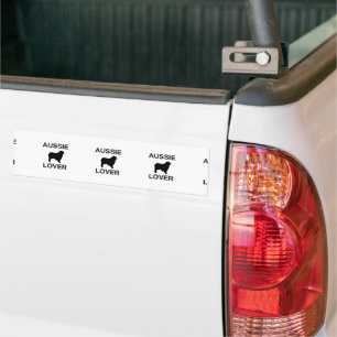 Autocollant De Voiture berger australien aussie amant