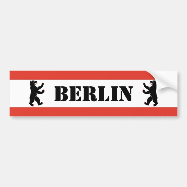 Autocollant De Voiture Berlin (Devant)