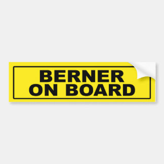 Autocollant De Voiture Berner à bord
