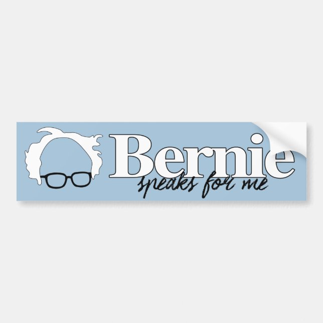 Autocollant De Voiture Bernie parle pour moi - les ponceuses 2016 pour le (Devant)
