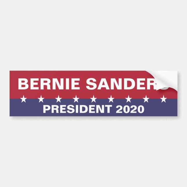 Autocollant De Voiture BERNIE SANDERS pour le président 2020 (Devant)