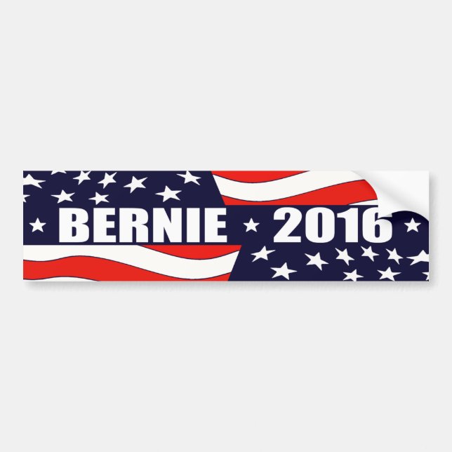 Autocollant De Voiture Bernie Sanders Président 2016 (Devant)