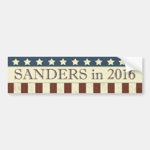 Autocollant De Voiture Bernie Sanders Président 2016 Étoiles et rayures