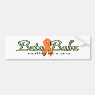Autocollant De Voiture Bêta adhésif pour pare-chocs de bébé