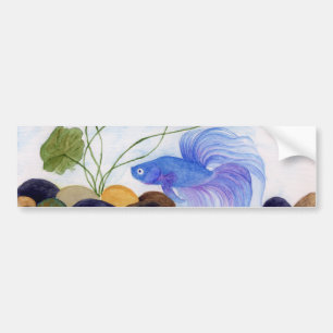 Autocollant De Voiture Bêta bleu