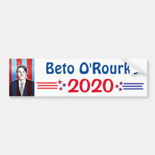 Autocollant De Voiture Beto O'Rourke à la présidence 2020