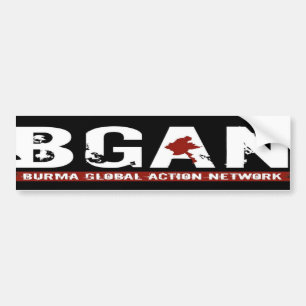 AUTOCOLLANT DE VOITURE BGANBUMERSTICKER