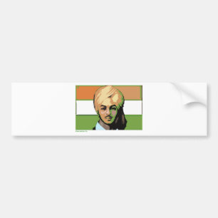 Autocollant De Voiture Bhagat Singh : Un héros révolutionnaire