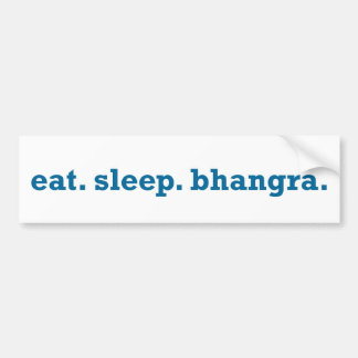 Autocollant De Voiture BHANGRA toute la journée.