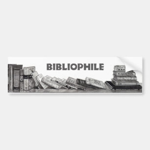 Autocollant De Voiture Bibliophile : Amoureux des livres : Rat de