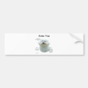 Autocollant De Voiture Bichon Frise Histoire; Tout sur Bichon Frise