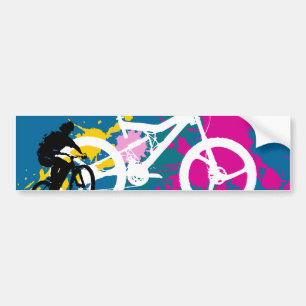 Autocollant De Voiture Bicyclette