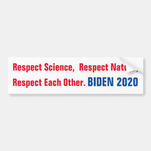 Autocollant De Voiture Biden 2020 Se Respecte
