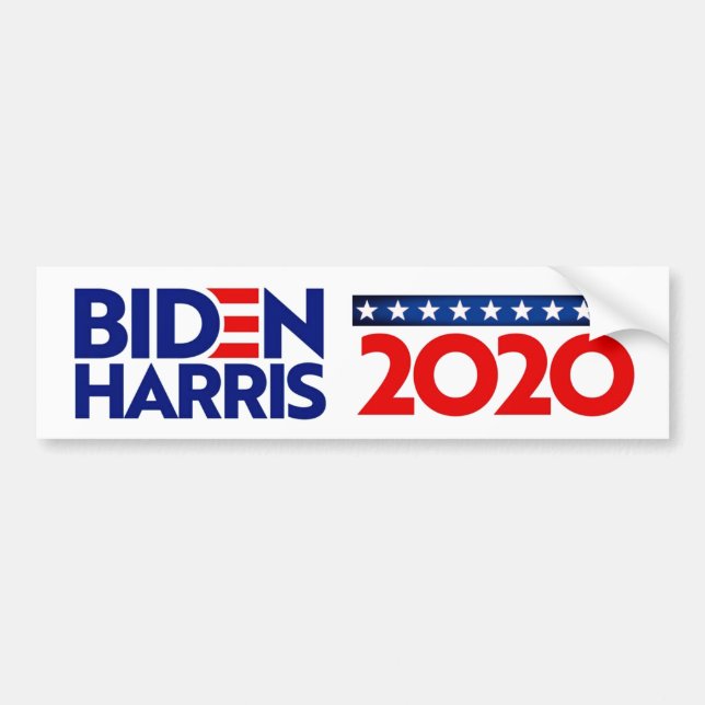 Autocollant De Voiture Biden / Harris 2020 (Devant)