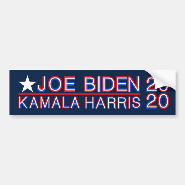 Autocollant De Voiture Biden, Harris 2020 (Devant)