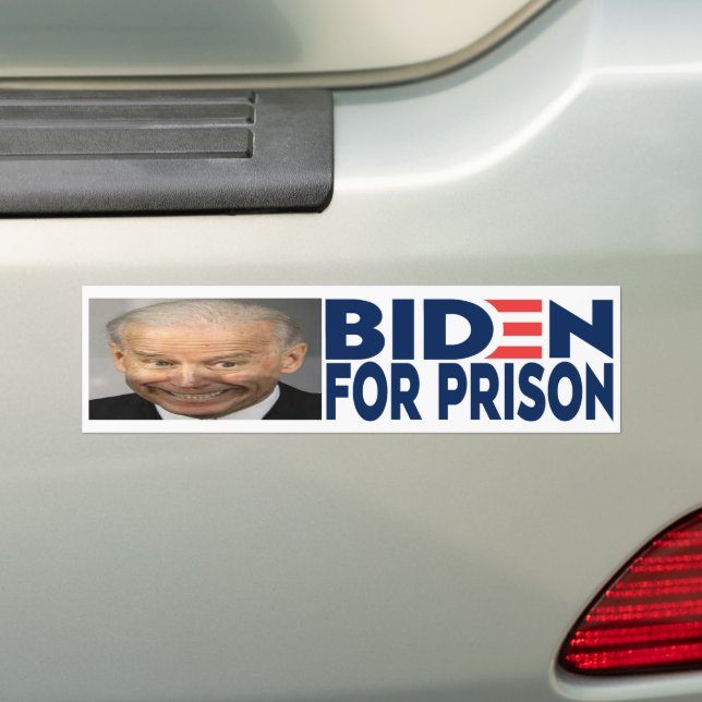 Autocollant De Voiture Biden Pour Prison Photo | Anti Joe Biden (En voiture)