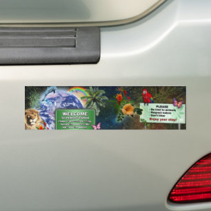 Autocollant De Voiture Bienvenue sur la planète Terre