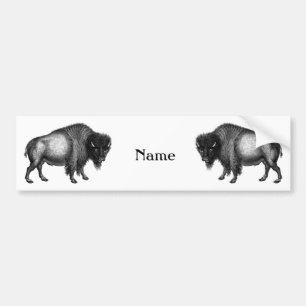 Autocollant De Voiture Big Bison Buffalo Thunder-Cove