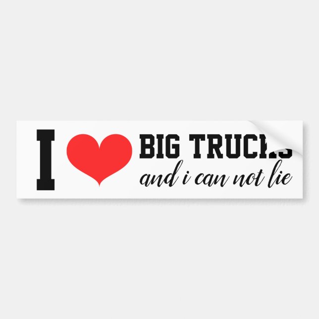 Autocollant De Voiture Big Trucks (Devant)