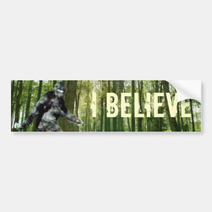 Autocollant De Voiture Bigfoot I croient l'adhésif pour pare-chocs