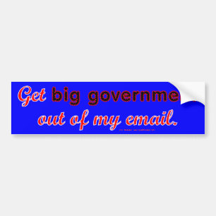 Autocollant De Voiture BigGovtEmail