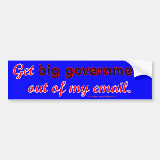 Autocollant De Voiture BigGovtEmail