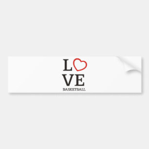Autocollant De Voiture bigLOVE-basketball.