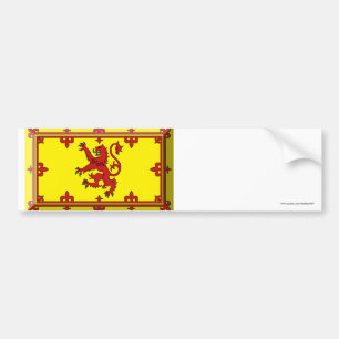 Autocollant De Voiture Bijou de drapeau de lion de l'Ecosse