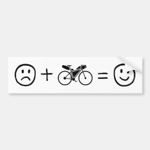 Autocollant De Voiture Bikepacking Vous Rend Heureux