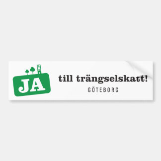Autocollant De Voiture Bildekal - Ja till trängselskatt