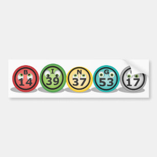 Autocollant De Voiture Bingo