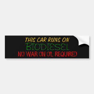 Autocollant De Voiture Biodiesel