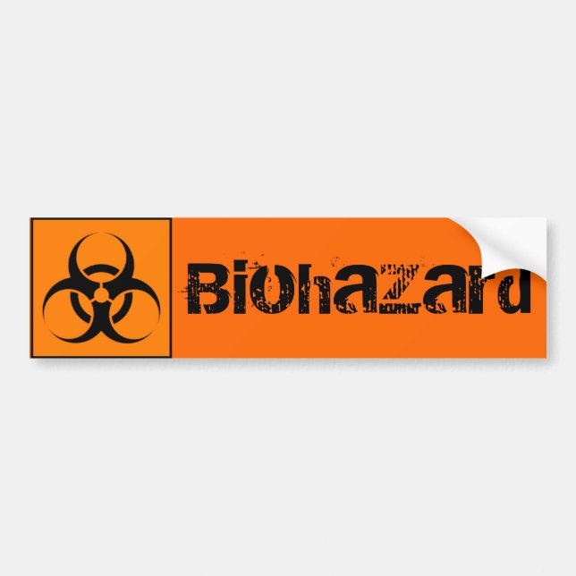Autocollant De Voiture Biohazard 05 (Devant)