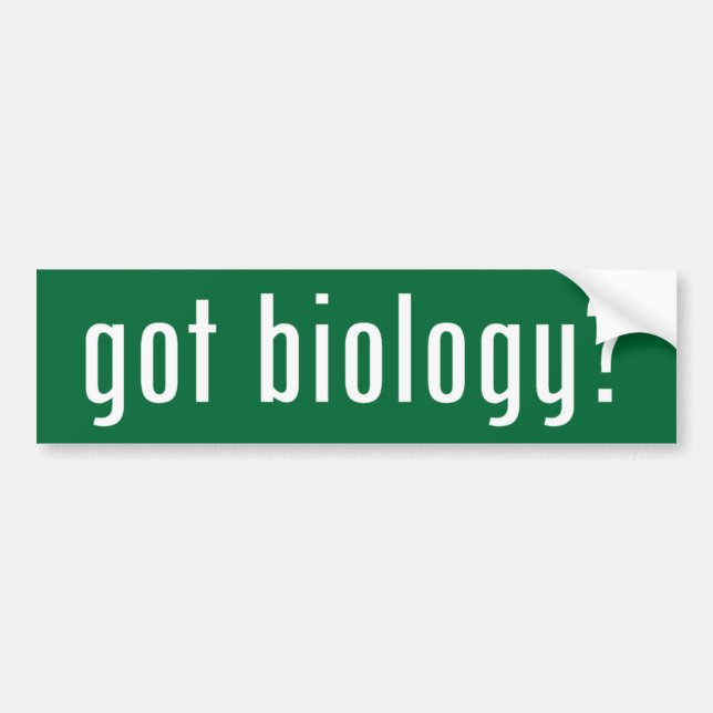 Autocollant De Voiture biologie obtenue ? (Devant)