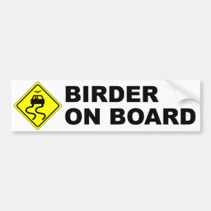 Autocollant De Voiture Birder à bord